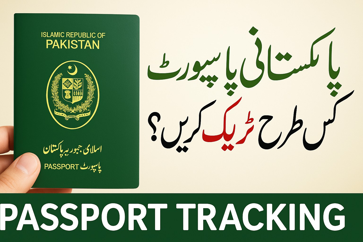 شناختی کارڈ کے ذریعے پاکستانی پاسپورٹ کی حیثیت چیک کریں
