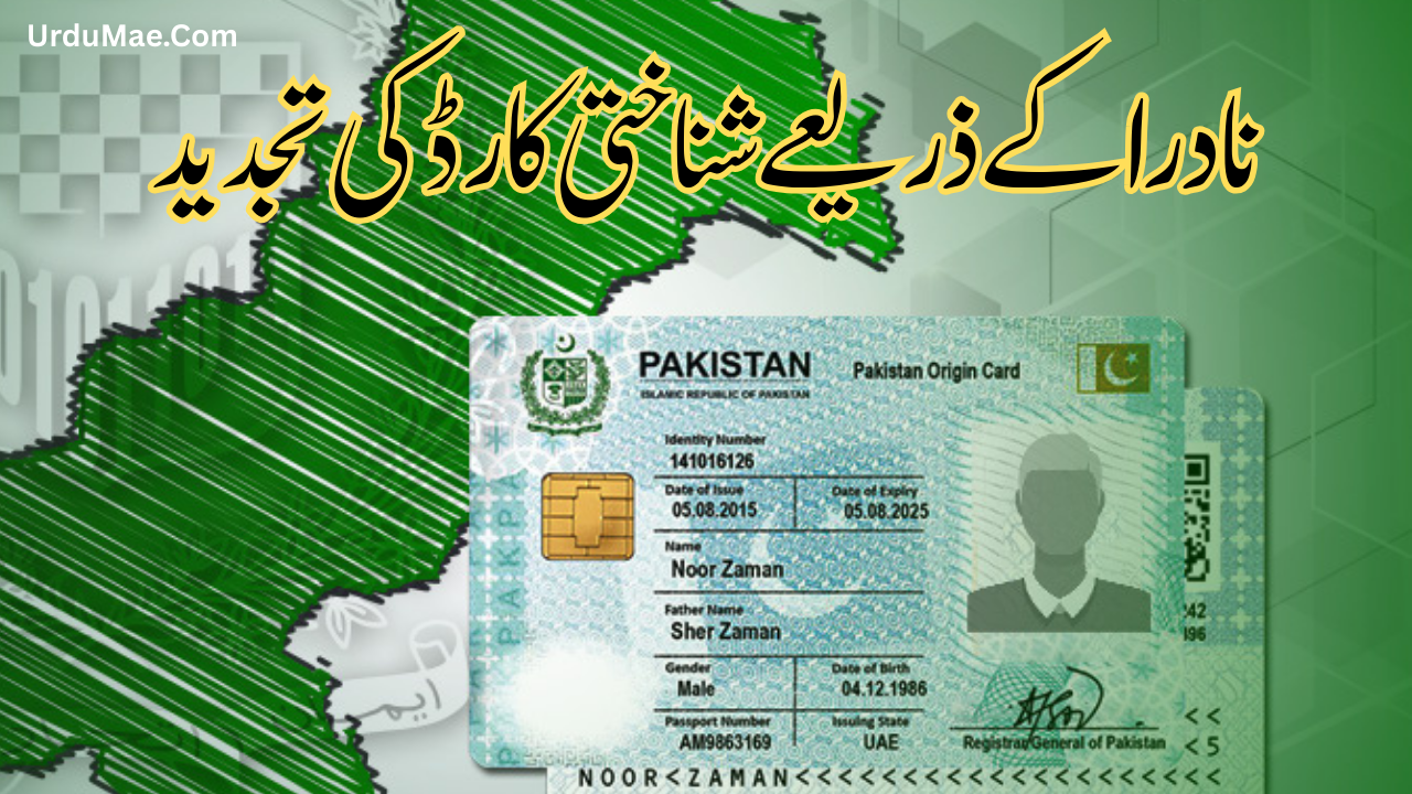 شناختی کارڈ کی تجدید کا مکمل اور آسان طریقہ کار